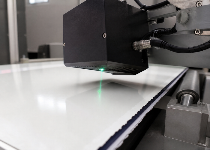 3D LiDAR profiling coated paper on a finishing line validation scene 2