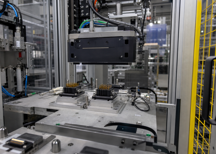 connector pin 3D profiling validation scene 3