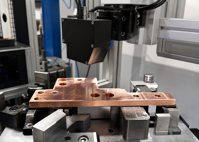 3D laser profiling of copper busbars validation scene 2