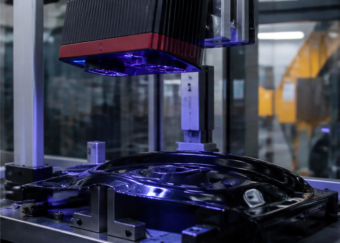 3D LiDAR profiling of dark glossy parts validation scene 3