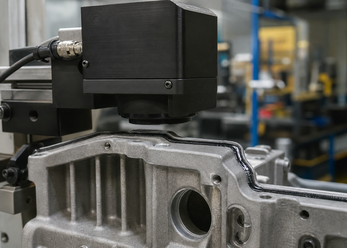 gasket bead LiDAR profiling validation scene 2