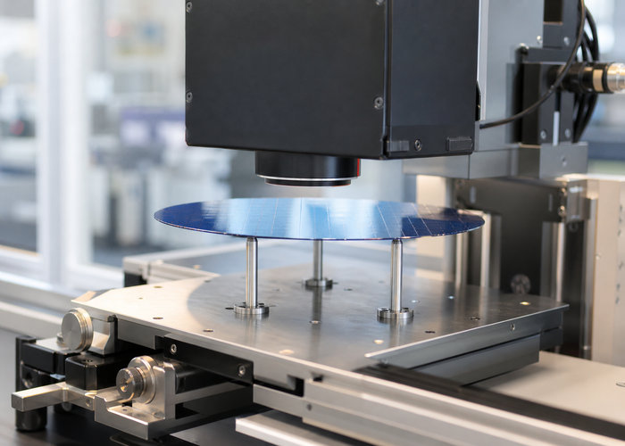 3D laser profiling of solar wafers on a clean production line validation scene 2