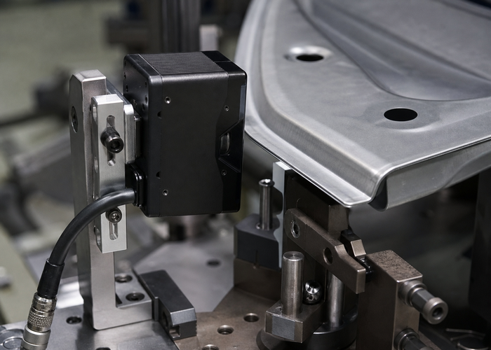 3D laser profiling of stamped sheet metal validation scene 2
