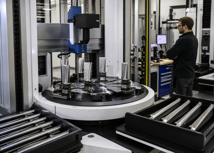 3D laser profiling of turbine blades validation scene 3