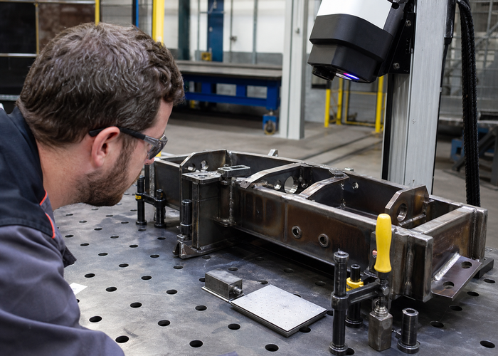 3D weld bead profiling validation scene 2