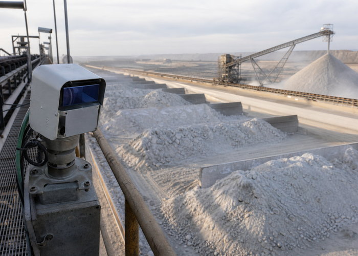 fixed LiDAR monitoring dolomite in a covered storage hall validation scene 2