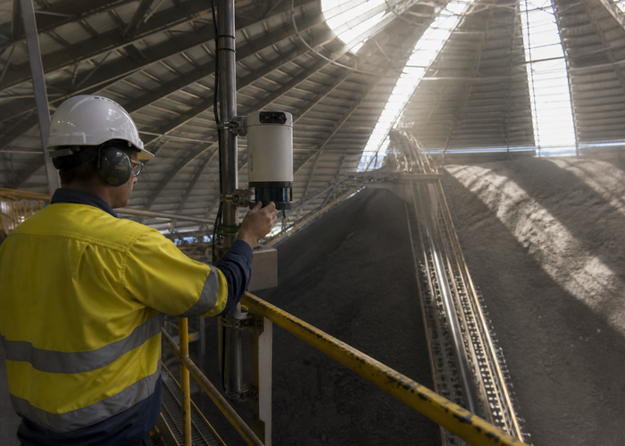 fixed LiDAR stockpile monitoring validation scene 2