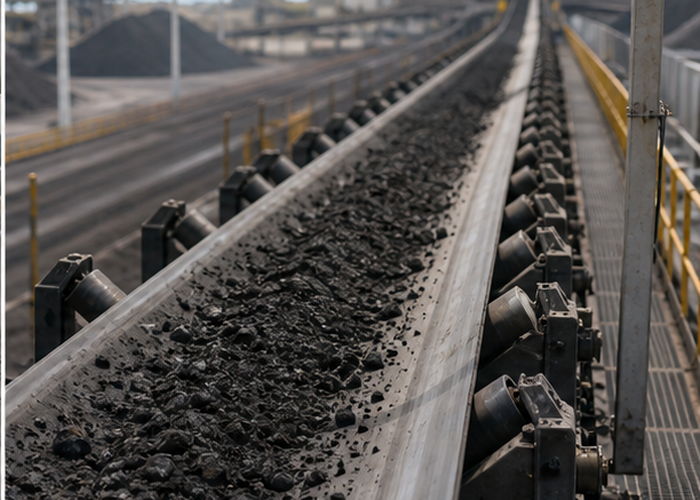 industrial LiDAR profiler monitoring conveyor belt alignment and spillage validation scene 3