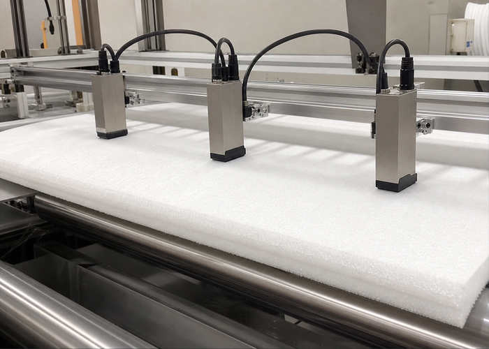 3D laser profiling of foam sheet extrusion validation scene 2