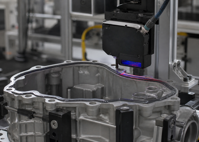 3D laser profiling of gasket beads validation scene 2