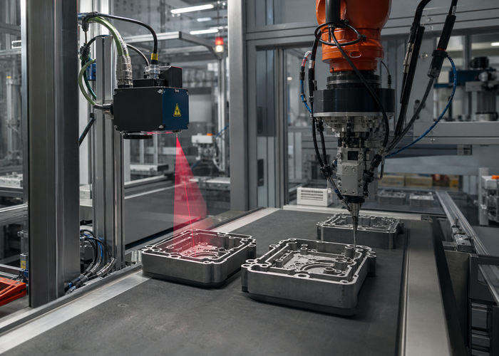 3D laser profiling of gasket beads validation scene 3