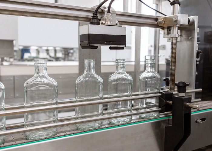 3D laser profiling of glass bottles validation scene 2