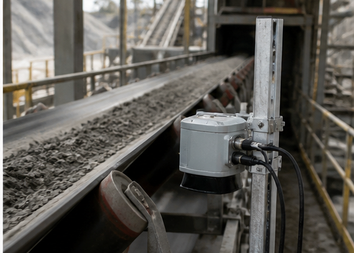 variable-speed conveyor LiDAR profiling validation scene 3