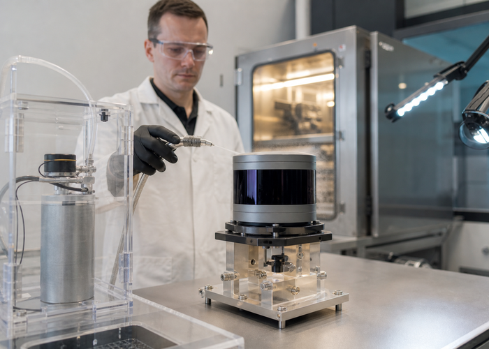 LiDAR optical-window contamination qualification in a clean environmental laboratory in a realistic LiDAR application scene