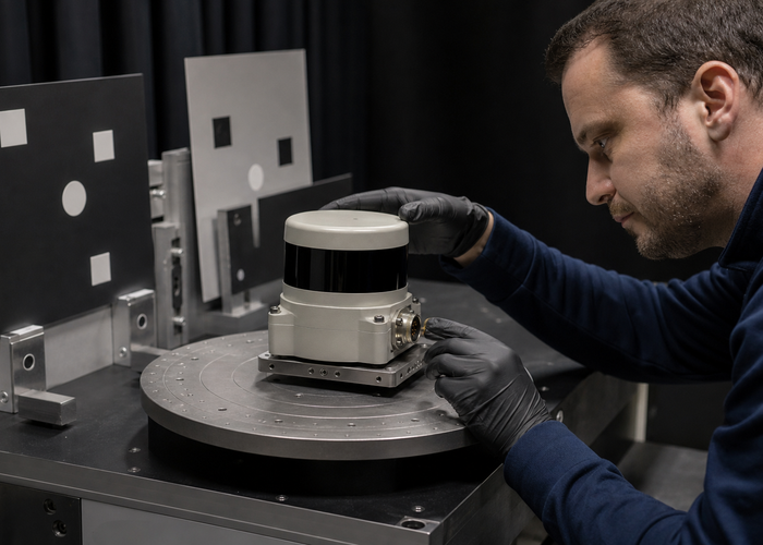 LiDAR optical-window contamination qualification in a clean environmental laboratory validation scene 3