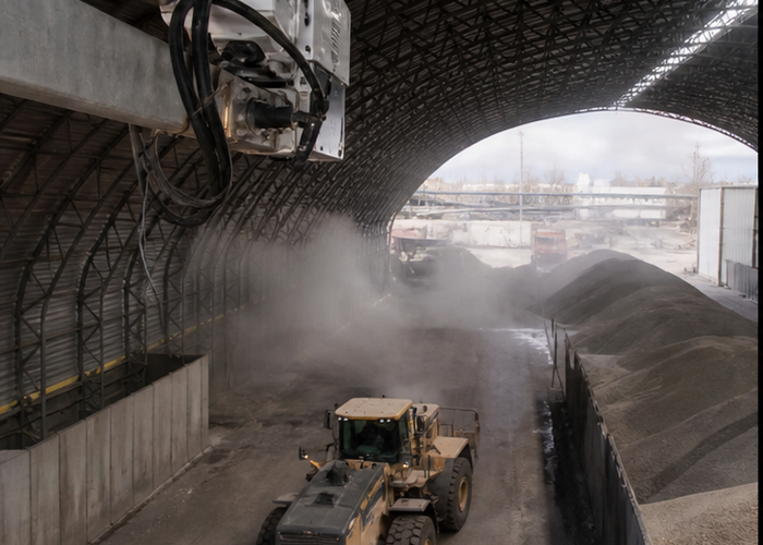 LiDAR stockpile monitoring around moving equipment featured scene