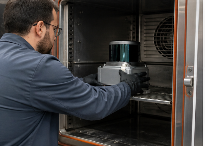 LiDAR environmental acceptance laboratory in a realistic LiDAR application scene