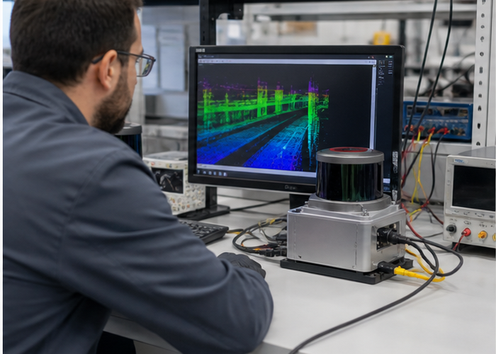 LiDAR environmental acceptance laboratory validation scene 3
