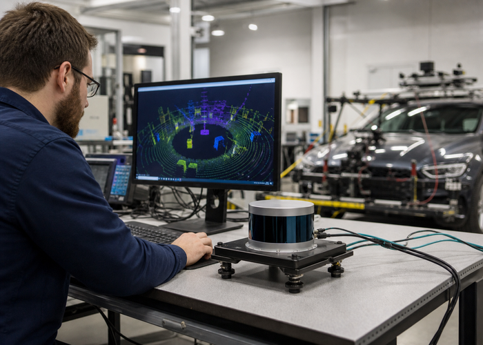 LiDAR firmware regression testing in a realistic LiDAR application scene