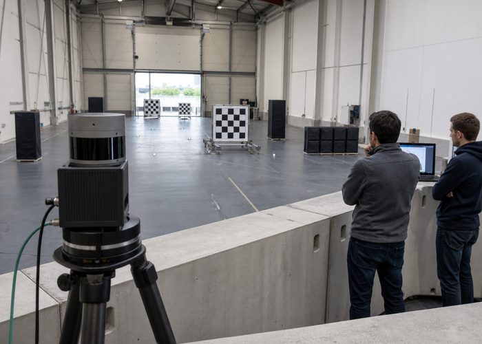 LiDAR supplier functional-safety validation lab validation scene 3