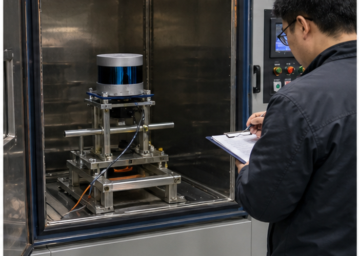 LiDAR supplier incoming inspection validation scene 2