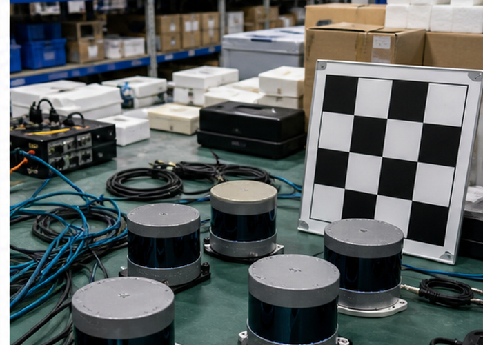 LiDAR supplier incoming inspection validation scene 3