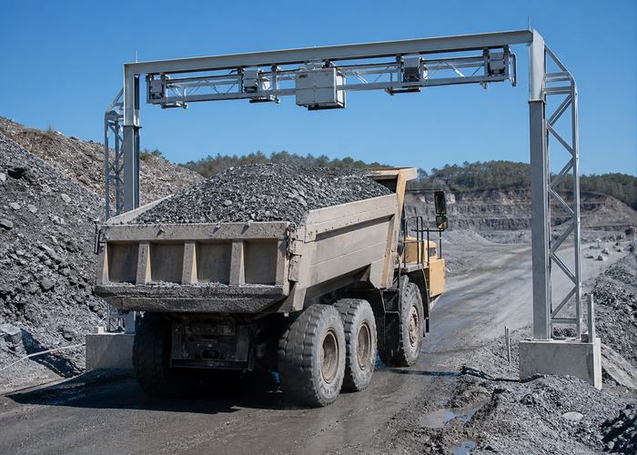LiDAR dump-truck load volume measurement in a realistic LiDAR application scene