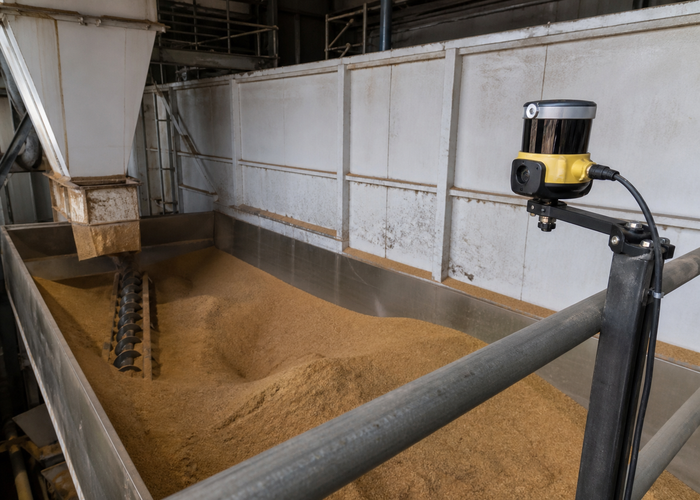 LiDAR volume measurement in rice-bran storage bins in a realistic LiDAR application scene