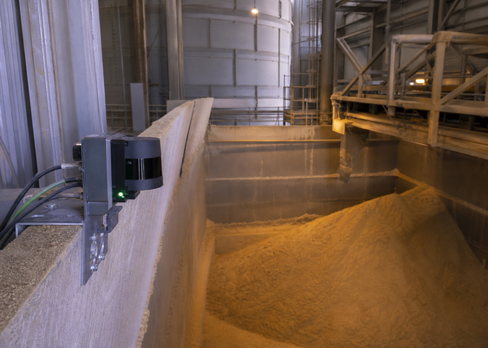 LiDAR volume measurement in soybean-meal storage bins in a realistic LiDAR application scene