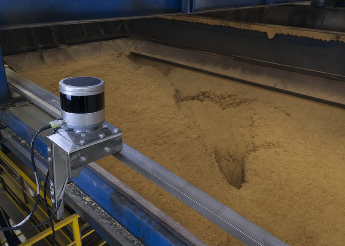 LiDAR volume measurement in soybean-meal storage bins validation scene 2