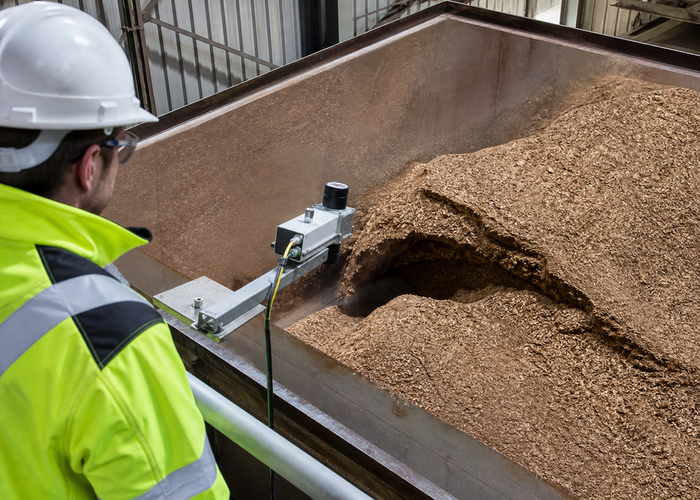 LiDAR volume measurement in sunflower-meal storage bins validation scene 2