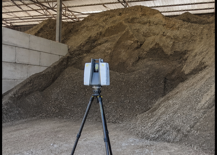 LiDAR volume survey of voids and overhangs featured scene