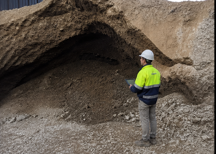 LiDAR volume survey of voids and overhangs in a realistic field scene