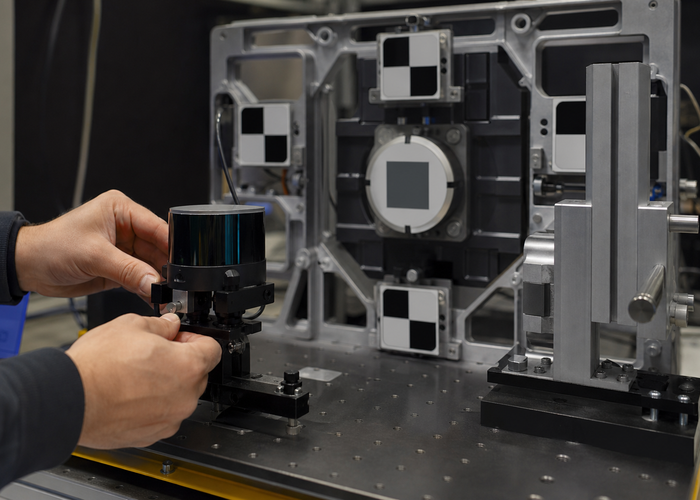 LiDAR supplier incoming inspection validation scene 2