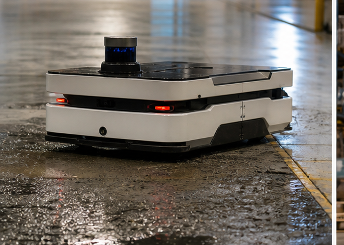 robotic LiDAR wheel-slip test in a realistic LiDAR application scene