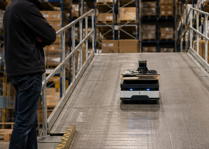 robotic LiDAR wheel-slip test validation scene 2