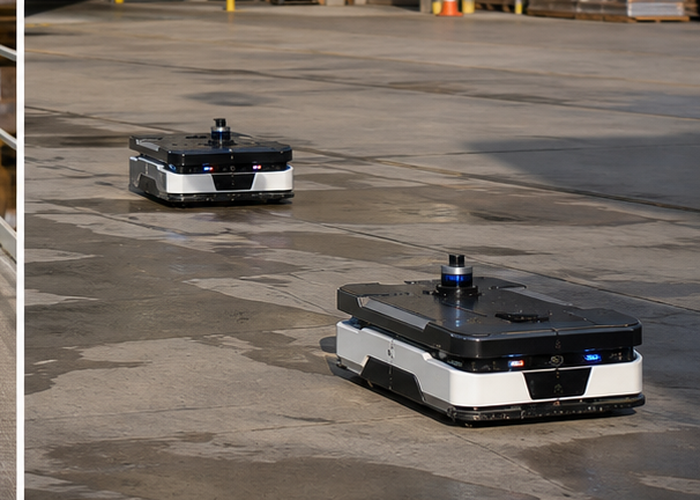 robotic LiDAR wheel-slip test validation scene 3